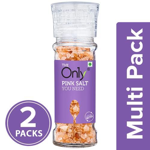 On1y Pink Salt Grinder, 2X100 g-1.webp